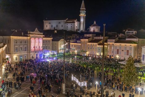 Silvesterfeier in Piran